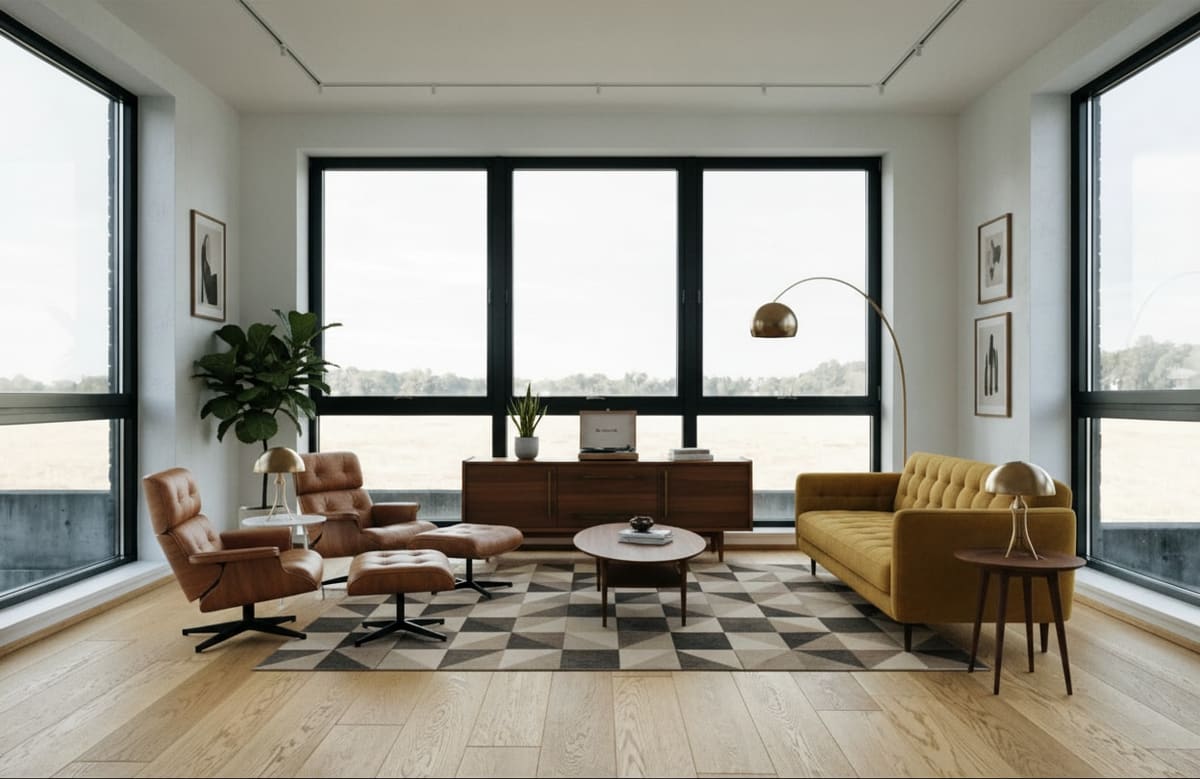 HomeDesigns AI Scandinavian living room result
